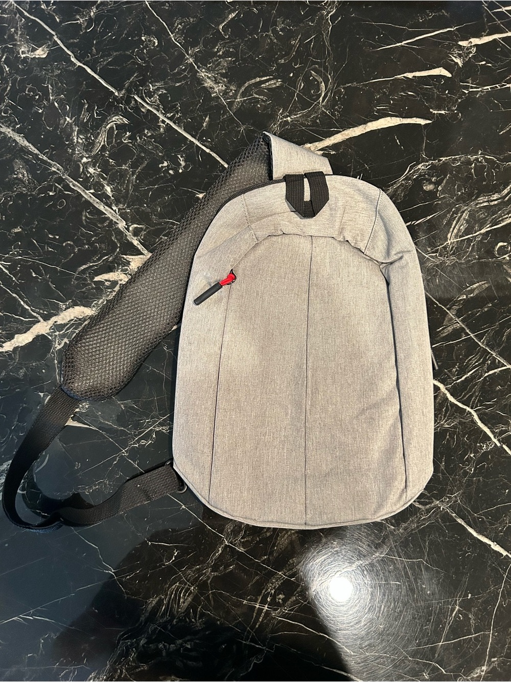 Grey Sling Crossbody Backpack-NWOT